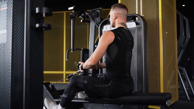 Обзор тренажера E-7033 Гребная тяга горизонтальный блок (DHZ Fitness)