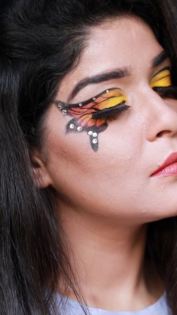 Butterfly Eyeshadow Makeup Look | Gorgeous Eye Makeup Looks | Creative Eye Makeup Looks смотреть онлайн