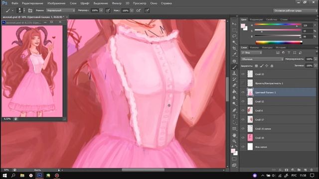 Photoshop speedpaint | Mira (long version) смотреть онлайн