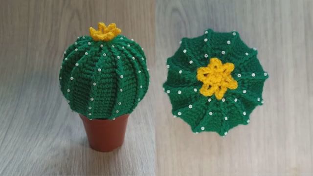 Кактус крючком 🌵 смотреть онлайн