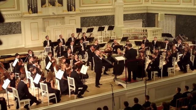 Launy Grondahl. Concerto for trombone. Soloist of Mariinsky Theatre Alexey Lobikov. смотреть онлайн