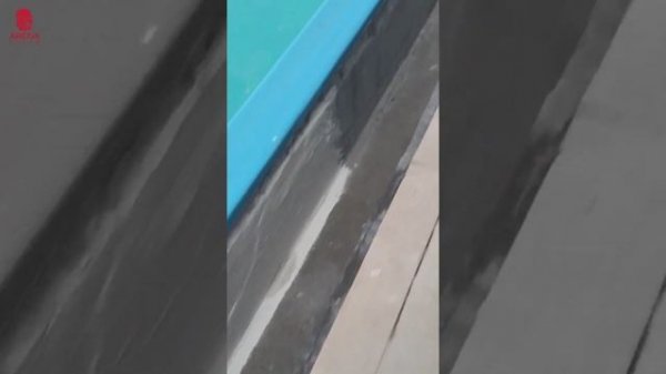 Гидроизоляция перелива в бассейне (ARENA PolyElast PE)