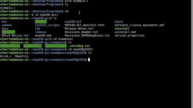 Instalación y primero pasos de la herramienta MSP430 GCC en GNU-Linux смотреть онлайн