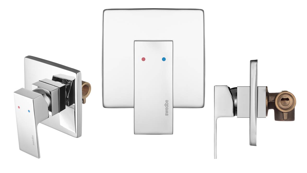 Распаковка встраиваемого смесителя Swedbe Platta 5516 смотреть онлайн