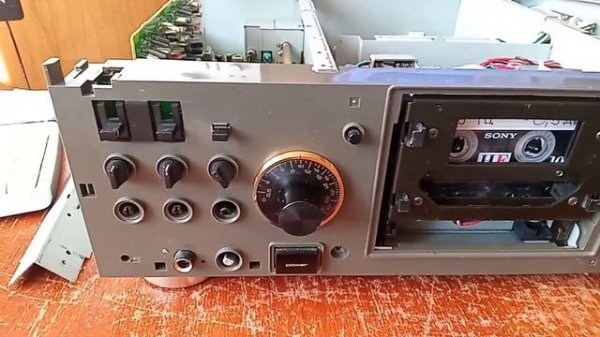 TEAC V-6030S Ремонт, профилактика, настройка, проверка.
