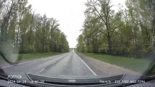 Driving In Russia & Belarus: Рославль - Кричев - Чериков / Рослаў - Крычаў - Чэрыкаў 28/04/2024 (4x