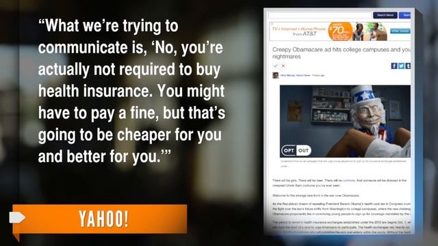 Creepy Uncle Sam Ad Tries to Scare Youth From Obamacare смотреть онлайн