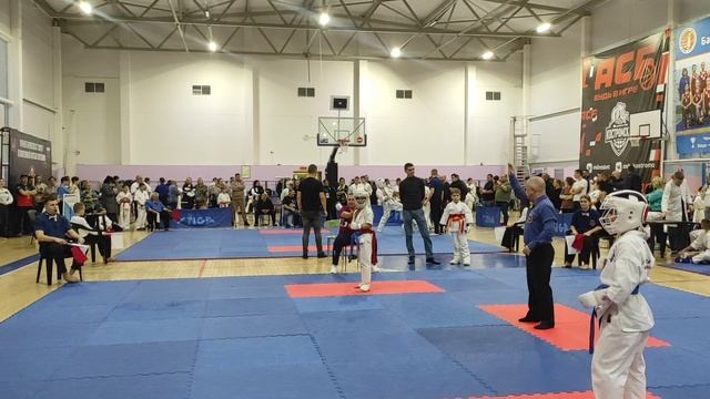 Ласточкин Никита.Киокушинкай каратэ. Выступление на Открытом Первенстве СК ВАРЯГЪ Г.Кострома. смотреть онлайн