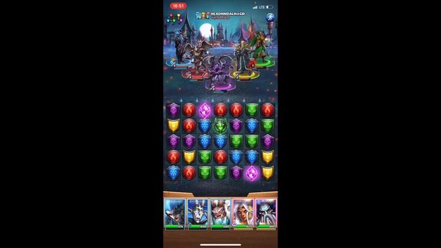 Empires&Puzzles- Testing out limit broken and +20 Emblems El Duque and Goseck together смотреть онлайн
