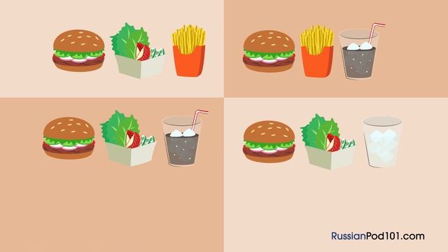 Russian Listening Comprehension - Ordering a Burger in Russian смотреть онлайн