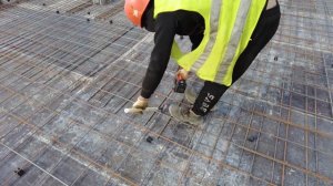 Оснастка для первого слоя арматуры. Основы вязки с помощью вязального арматурного пистолета.