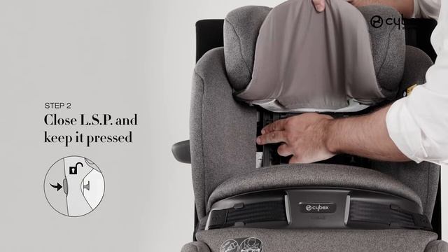 Как сложить линейную защиту от бокового удара (L.S.P.) автокресла Anoris T i-Size CYBEX