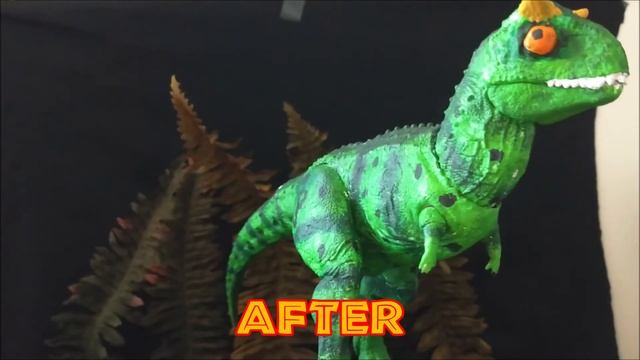 Repaint Process: Mattel Carnotaurus into TLW ARCADE Carnotaurus смотреть онлайн