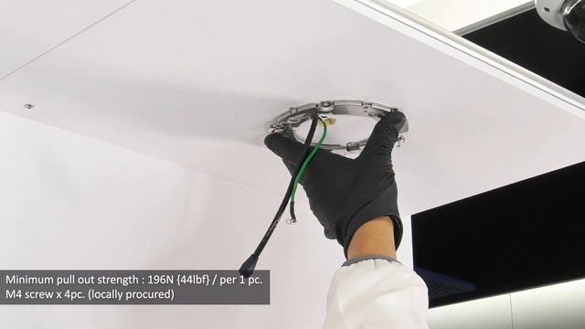 i-PRO PTZ camera “WV-U65300-ZY” – Ceiling surface mount installation смотреть онлайн