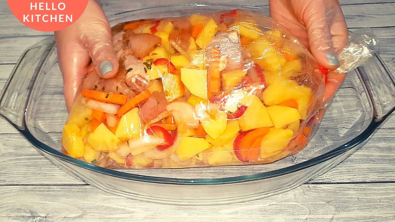 ПРОСТОЙ и ВКУСНЫЙ рецепт | Курица в Духовке с тыквой | Домашние рецепты смотреть онлайн