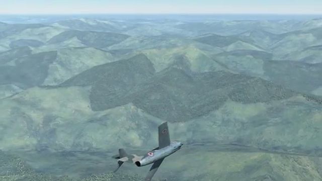 Digital Combat Simulator Миг15 F86F атака на одном вираже смотреть онлайн