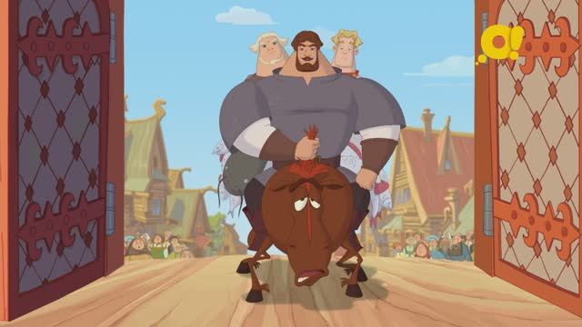 "Три богатыря и наследница престола" смотрите на телеканале "О!" в рубрике "О! Кино" по выходным смотреть онлайн