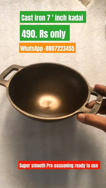 cast iron cookware | super smoothi | cast iron cookware madurai #shorts смотреть онлайн