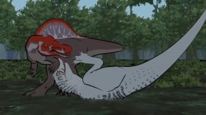 спинозавр против индоминуса