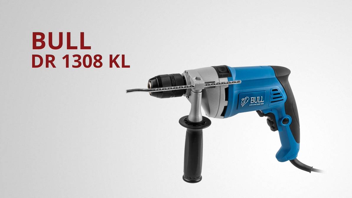 BULL DR 1308 KL Дрель ударная смотреть онлайн