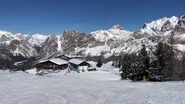 Мой спуск с пика Tondi (2362 м), Италия, март 2018 смотреть онлайн