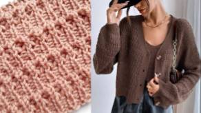 ЭТИМ УЗОРОМ свяжи себе кардиган - НИ У КОГО ТАКОГО НЕ БУДЕТ!