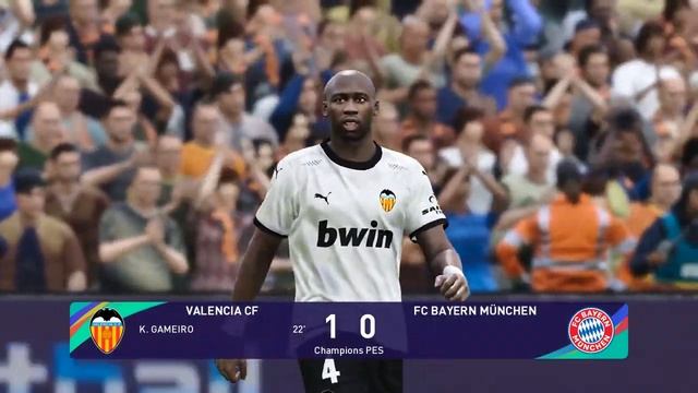 Valencia - Bayern Monaco (1°t - and) - CHAMPIONS PES #08 смотреть онлайн