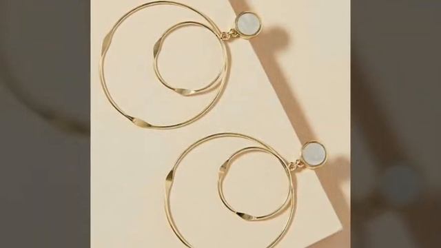 Stylish earrings stud design for girls // Modern earrings Bali style for ladies // смотреть онлайн