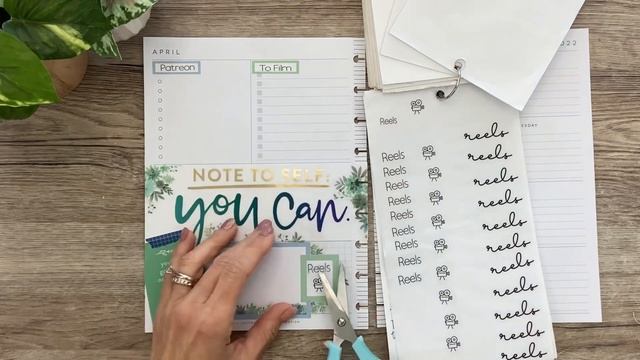 PLAN WITH ME | GREEN & BLUE BOTANICAL DASHBOARD SPREAD | THE HAPPY PLANNER смотреть онлайн