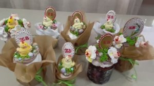 Украшение куличей зефиром 2024г