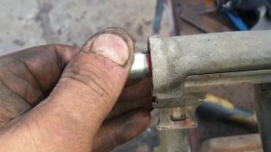 Восстановления направляющих суппорта нанесением МС2000 .