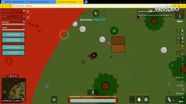 Winning surviv.io 50v50!!! Glitchy mode!!! смотреть онлайн