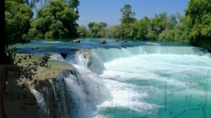 Водопады Земли для релакса и музыка в стиле Чилл Хаус. Фон для работы, отдыха, спортивных тренировок