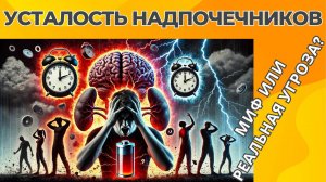 УСТАЛОСТЬ надпочечников | Миф или реальная угроза?