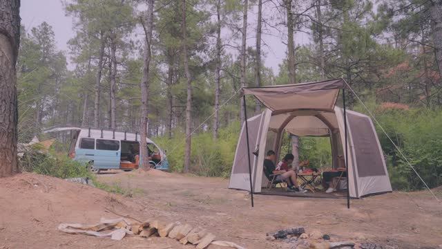 Папа будет дуть: палатка-шатёр Naturehike с надувным каркасом