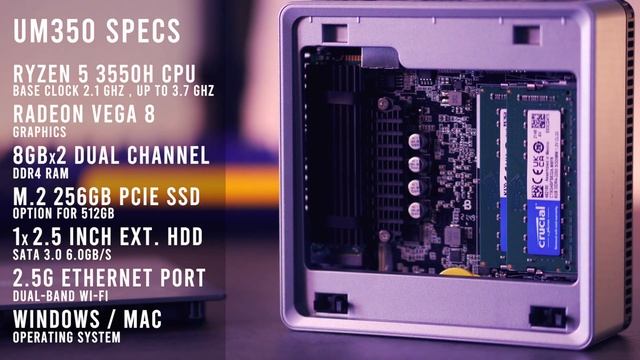 This setup is powered by this Mini PC | MinisForum UM350 Review смотреть онлайн