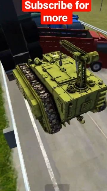 #shorts | Tank Trojan 412 Mod | Bussid | Power Full Tank in road | Android game | 3d game | tank mo смотреть онлайн