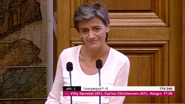 Folketinget 31. maj 2011 - Margrethe Vestager forsøger at forklare sig ... смотреть онлайн