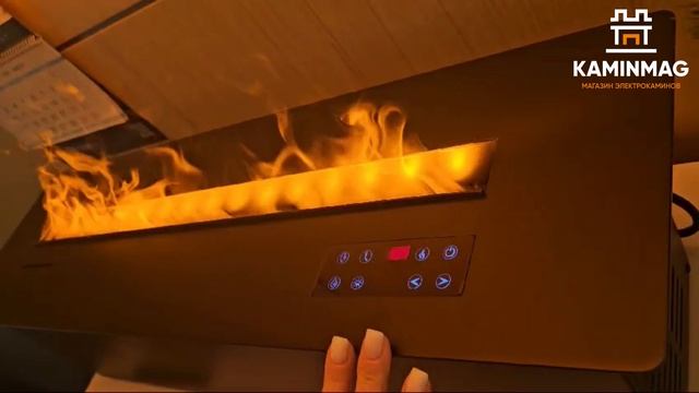 Электрокамин Cassette 800 3D Black Panel смотреть онлайн