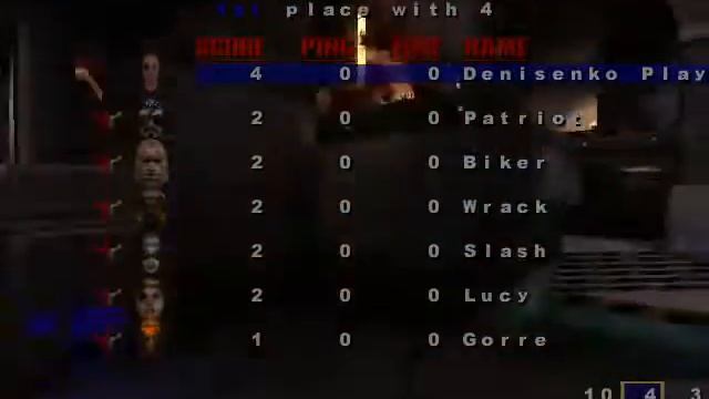 Quake 3 Arena. Q3DM12: THE DREDWERKZ. D Play против Lucy, Biker, Wrack, Patriot, Slash, Gorre. смотреть онлайн