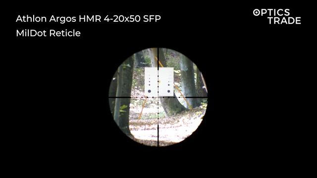 Athlon Argos HMR 4-20x50 SFP Reticle MilDot | Optics Trade Reticle Subtensions смотреть онлайн