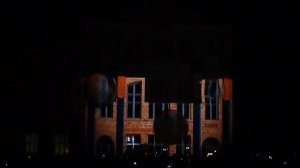 Световое проекционное шоу и салют. Город Орёл.