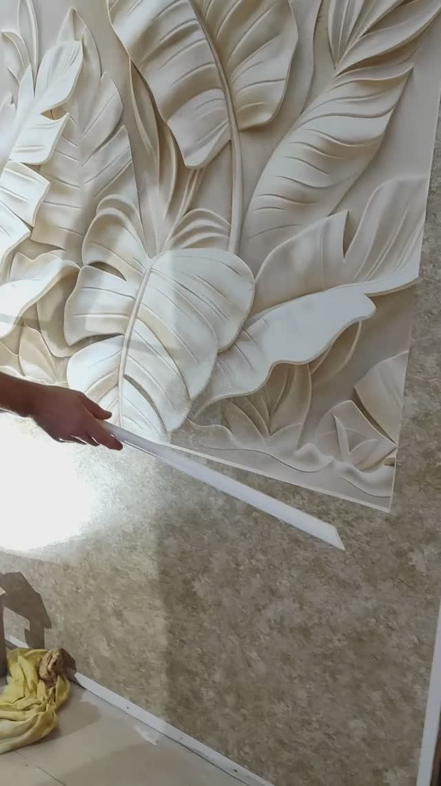 Галтель (молдинг) для обрамления картины на стене. А вы тоже так делаете?! смотреть онлайн