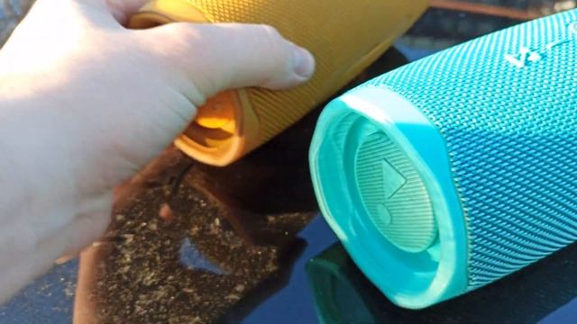 2xJBL Charge 4 Sound/Bass Test JBL CONNECT PLUS смотреть онлайн