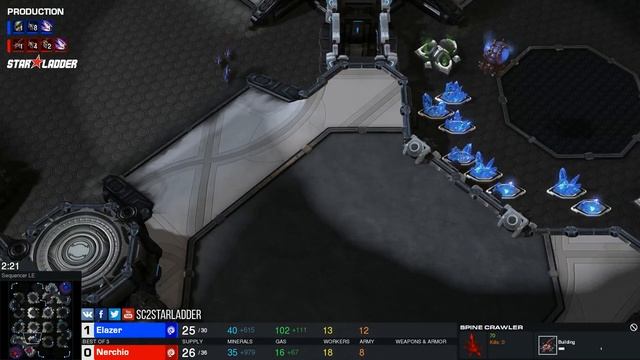 2017 WCS Challenger Valencia: Nerchio (Z) vs Elazer (Z) смотреть онлайн