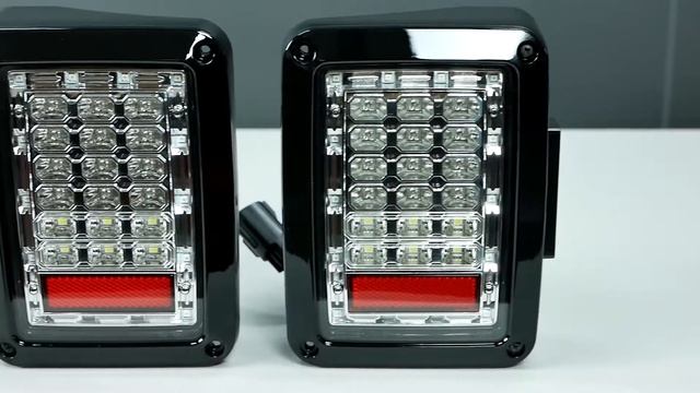 LED TAIL LAMPS JEEP WRANGLER JK / LAMPY TYLNE LED JEEP WRANGLER JK смотреть онлайн