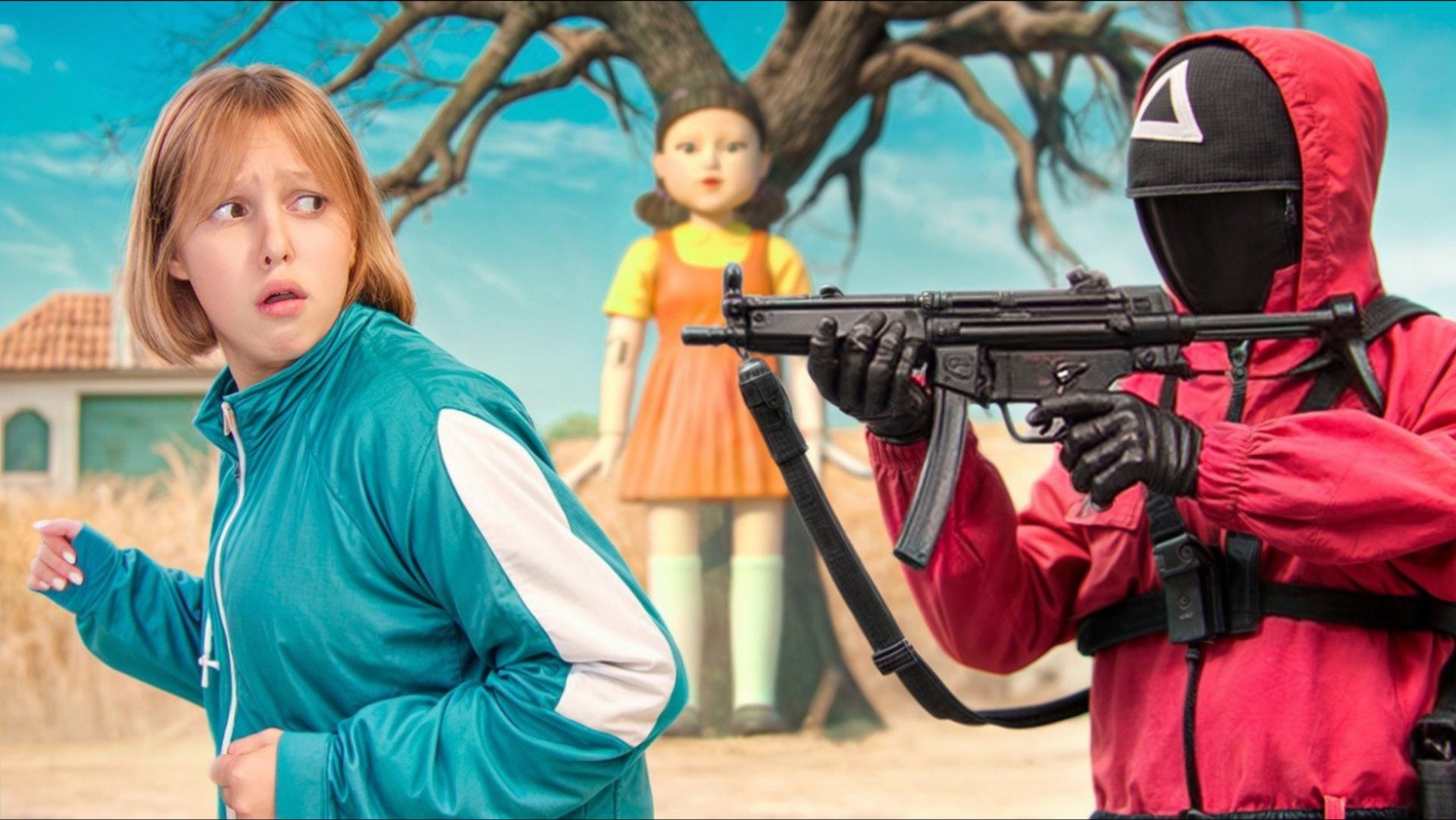 ИГРА В КАЛЬМАРА в Реальной Жизни!Куда пропала мама Амельки?