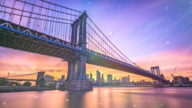 [4K]🍀🎷 Relaxing jazz in New York🗽🌇 Healing, sleep, soothing, study | Projector window смотреть онлайн