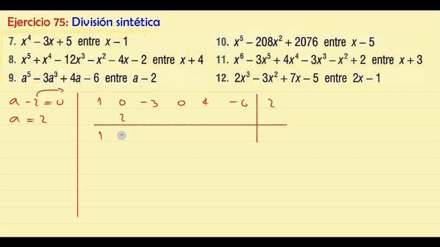 Algebra de Baldor Desde Cero - Ejercicio 75 смотреть онлайн