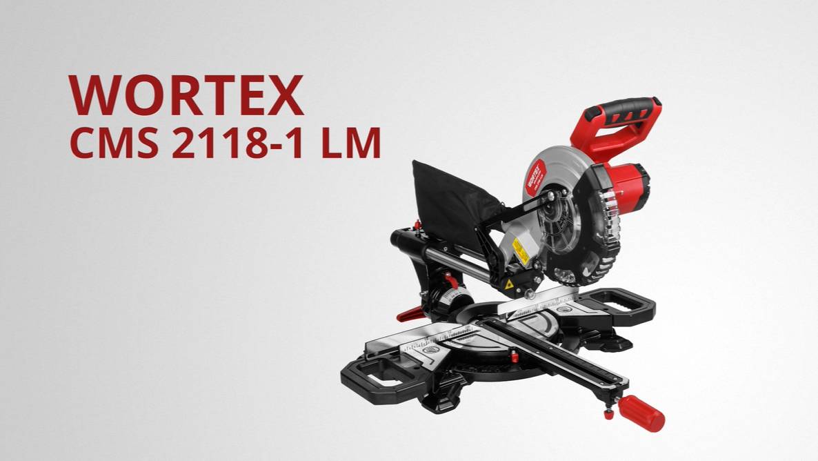 WORTEX СMS 2118-1 LM Аккумуляторная торцовочная пила смотреть онлайн